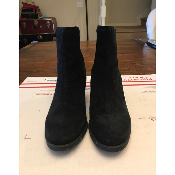 Sam Edelman black suede boots size 7.5 - Picture 2 of 7